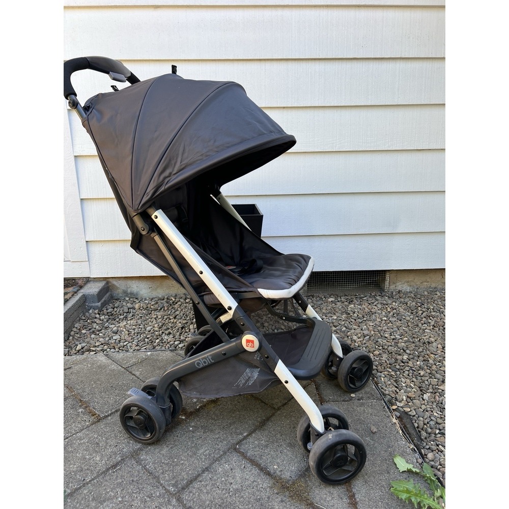 gb Qbit Stroller White Easy Fold High Quality Stroller EUC